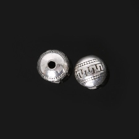 Perle 0,9 cm argent 15 microns